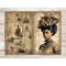 Vintage Junk Journal, Black Woman Ephemera, GlamArtZhanna, Victorian Junk Journal, Old Photo Junk Journal, Ephemera Pages, Instant Download Bundle, Newspaper Ep