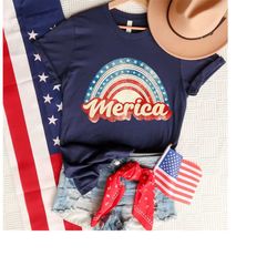 4th of july rainbow merica shirt, freedom shirt, fourth of july shirt, patriotic shirt, independence day shirts, patriot