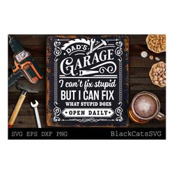 dad's garage svg, garage svg, dads garage svg, tools svg, father's day gift svg