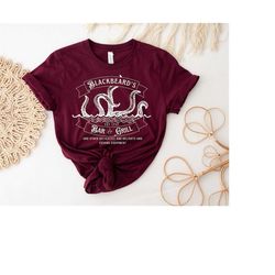 black beard's bar and grill shirt, our flag means death est 1717 shirt, lgbt shirt, gentleman pirate shirt, edward tee,