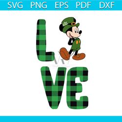 love disney mickey saints patrick day svg, saints patrick mickey svg, saints patrick svg, saints patricks mickey svg, p