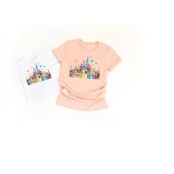 disney princess castle shirt, disney vacation shirt, disney castle tee, princess t-shirt, disney girl trip, princess min