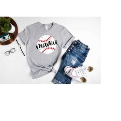 baseball mama shirt, baseball mom shirt, baseball shirt for women, sports mom shirt, mothers day gift, family baseball t
