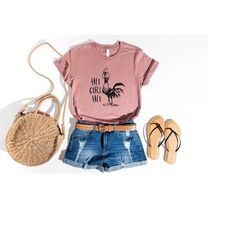 hei girl hei shirt, disney moana hei hei t-shirt, disney vacation shirt, gift for women, moana t-shirt, rooster shirt, m