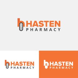 hasten pharmacy logo design template 135
