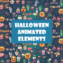 Halloween Animated Elements, Halloween Animated Movies, Halloween Animated Props, Halloween Animated Decorations