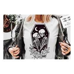 the lovers svg, the lovers tarot card svg, skeleton lovers svg, valentine skeletons svg, coffin skeleton svg