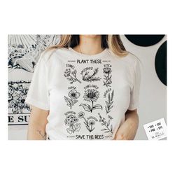 plant these save the bees svg, bee svg, sunflower svg, honey bee svg, honey svg, bee quotes svg,