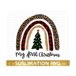 My First Christmas Sublimation PNG, Christmas Onesie png, Red Plaid Sublimation, Merry Christmas PNG, Christmas Shirt pn