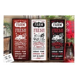 farm fresh christmas trees svg, christmas trees vertical svg, porch sign christmas trees svg, farmhouse christmas svg,