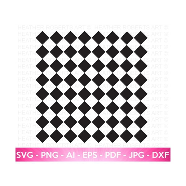 Checker Line Svg Checkered Pattern SVG, Checkered Pattern Clipart, Checkered | Inspire ...