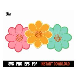 flower svg bundle, flower clipart, spring clipart, floral svg, floral clipart, svg file for cricut silhouette cut file,