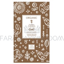 oat packaging abstract nature modern vector brown template