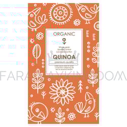 quinoa packaging abstract nature modern vector template