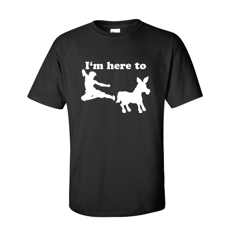 I'm Here To Kick Ass Funny Novelty Gift T-Shirt Mens Women Fun Crazy Funny Humor T Shirts.jpg
