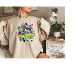 halloween stitch shirt, disneyland halloween sweatshirt, stitch horror, disney horror characters, halloween party tee, h