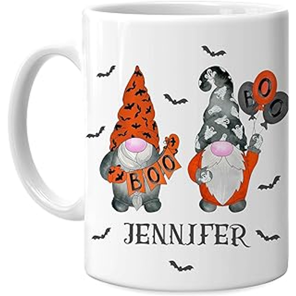Hyturtle Personalized Spooky Gnome Boo Mug Gifts for Gnome Lovers on Halloween Birthday - Gnome Gifts For Women.jpg