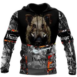 boar hunting 3d all over printed shirts for men lam