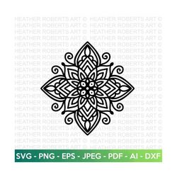 mandala svg, mandala design, zentangle svg, mandala for cricut, mandala vector, mandala cut file, mandala flower svg,cut