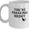 ZAPBEST You're Freaking Meowt Coffee Mugs Special Halloween Coffee mugs and Tea cups 11 OZ Halloween celebrations White.jpg