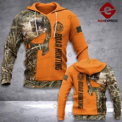 boar hunting camouflage hoodie lmt281120