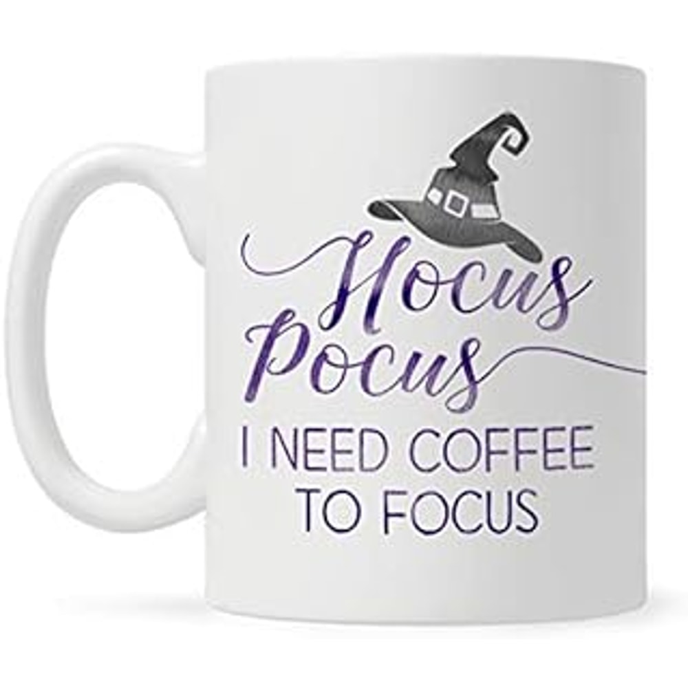 Funny Halloween Fall Autumn Season 11 OZ Coffee Mug, Witch Hocus Pocus I Need Coffee to Focus Gift for Friend, Mom, Sister,.jpg