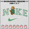 Nike squirrel embroidery design