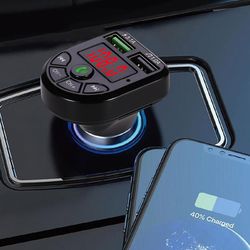 bluetooth fm transmitter usb charger mp3