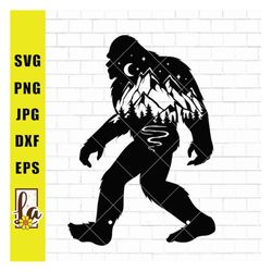 bigfoot svg | wild monster svg | big foot svg | big foot svg cut files for cricut | png jpg dxf eps