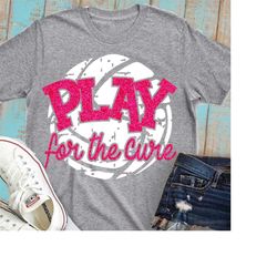breast cancer svg, play for the cure svg, volleyball, svg, dxf, pink out, pink, volleyball, team, shirt, breast cancer,