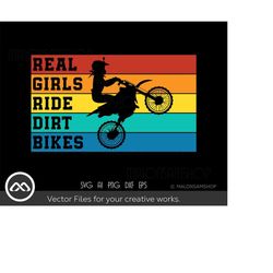 motorcross svg real girls  - motorcycle svg, motorbike svg, motorcycle clipart, motorcycle cut file for lover