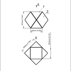 project 51.2 stained glass printable pattern. brillant3d