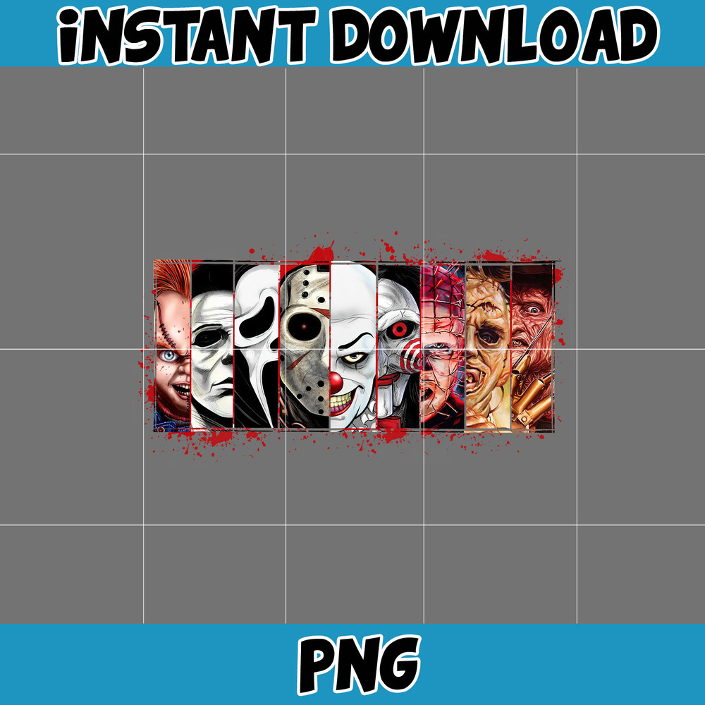 Horror Characters Png, Horror Friends, Halloween Movie Character Png, Horror Killer Halloween Png, Michael Myers Png, Jason Voorhees Png (9).jpg