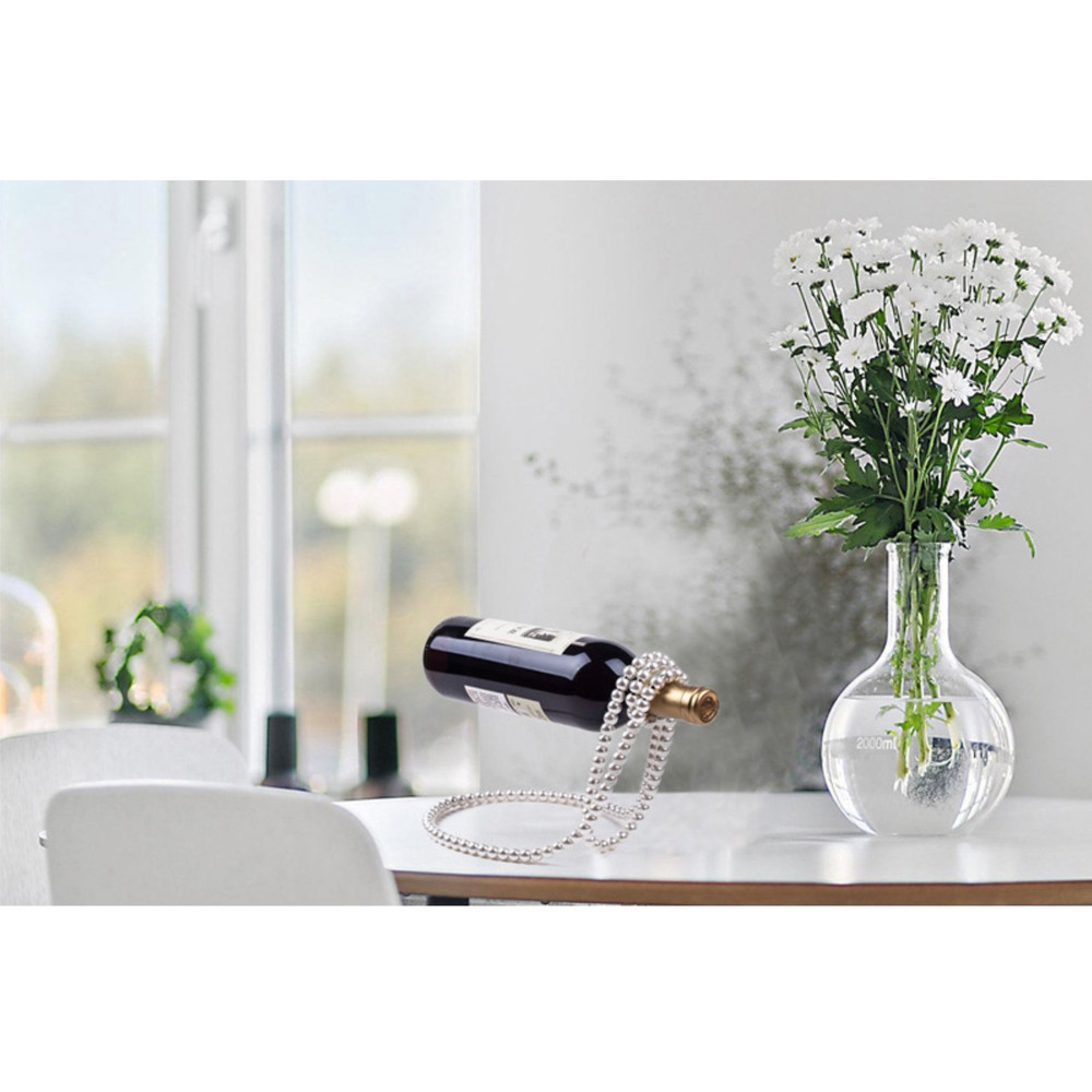 Pearl Necklace Stainless Steel Wine Rack.jpg