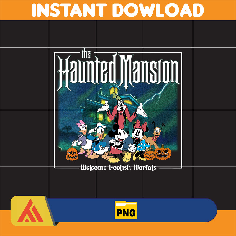 Haunted Mansion Png, Mickey Minnie Haunted Mansion Png, Mickeys Not So Scary, Spooky Halloween, Halloween Png (8).jpg