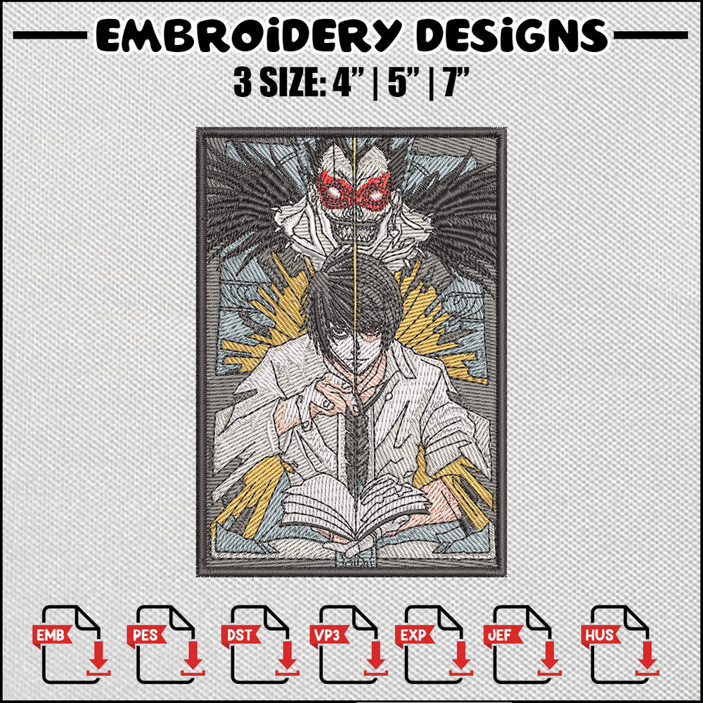 Yagami frame embroidery design