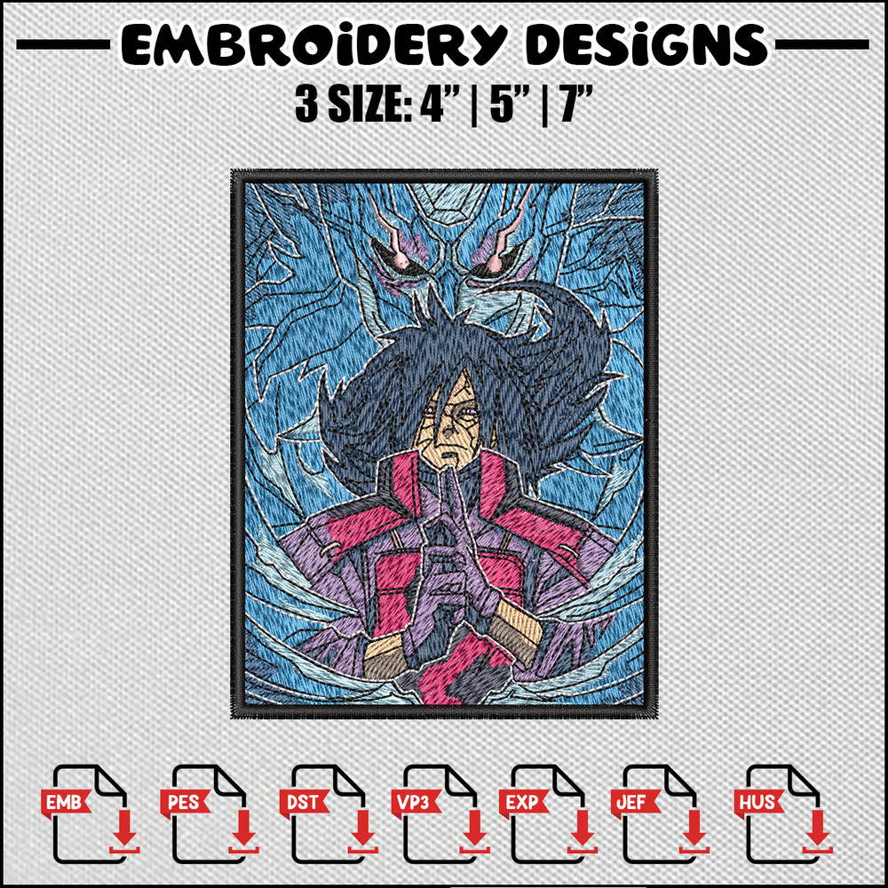 Madara frame embroidery design