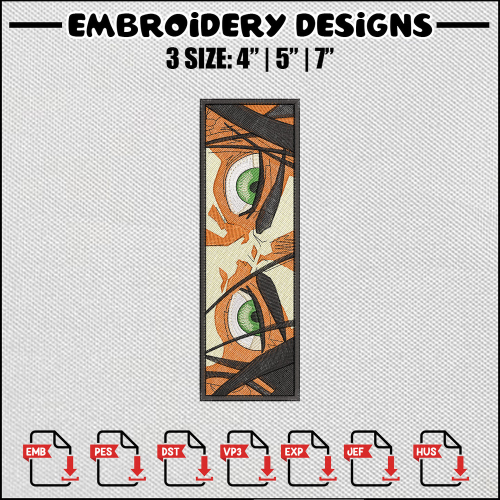 Eren frame embroidery design
