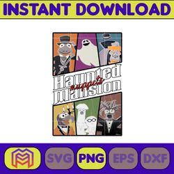haunted mansion png, mickey minnie haunted mansion png, mickeys not so scary, spooky halloween, halloween png (13)