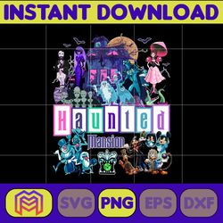 haunted mansion png, mickey minnie haunted mansion png, mickeys not so scary, spooky halloween, halloween png (19)