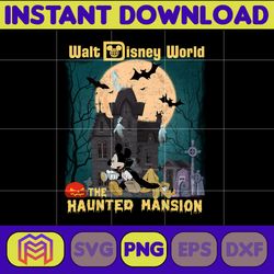 haunted mansion png, mickey minnie haunted mansion png, mickeys not so scary, spooky halloween, halloween png (22)