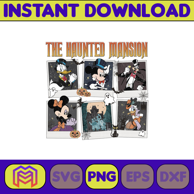 Haunted Mansion Png, Mickey Minnie Haunted Mansion Png, Mickeys Not So Scary, Spooky Halloween, Halloween Png (25).jpg