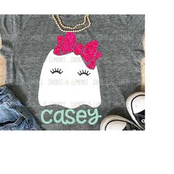 girls halloween svg, halloween svg, ghost svg, girl svg, ghost face svg, halloween shirt, svg, png, eps, dxf, shortsandl