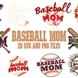 Baseball Mom SVG Digital Files Png DIgital files