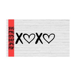 xoxo svg png eps dxf jpg pdf/hugs and kisses svg/xoxo svg/valentine's day svg/love and kisses svg/hearts svg/heart outli