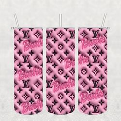 barbie disney png, 3d tumbler wrap, straight tumbler png design 20oz/ 30oz tumbler png file instant download