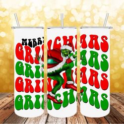 grinch christmas tumbler png, 3d tumbler wrap, straight tumbler png design 20oz/ 30oz tumbler png file instant download