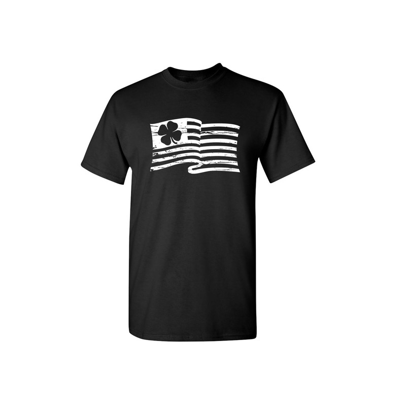 Irish American Flag Sarcastic Humor Graphic Novelty Funny T Shirt.jpg