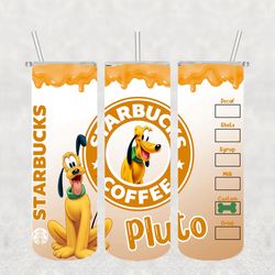 pluto disney png, 3d tumbler wrap, straight tumbler png design 20oz/ 30oz tumbler png file instant download
