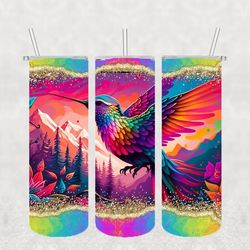 bird png, 3d tumbler wrap, straight tumbler png design 20oz/ 30oz tumbler png file instant download